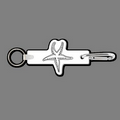 Key Clip W/ Key Ring & Starfish Key Tag